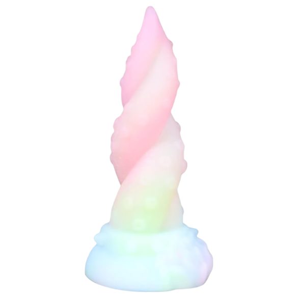 OgazR Kraken - dildo tentacolo ritorto 18 cm (arcobaleno)