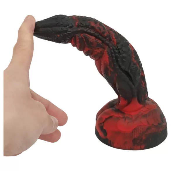 OgazR - dildo realistico con venature - 20 cm - rosso