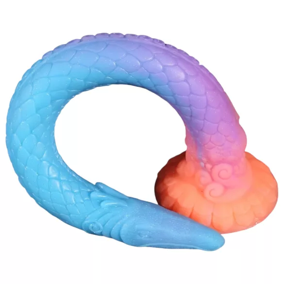 OgazR XXL Eel - dildo anale fosforescente - 47 cm rosa