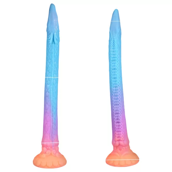 OgazR XXL Eel - dildo anale fosforescente - 47 cm rosa