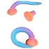 OgazR XXL Eel - dildo anale fosforescente - 47 cm rosa