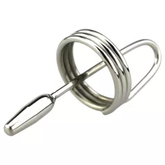 DeepRing - dilatatore con anello - metallo - 9 cm - argento