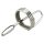 DeepRing - dilatatore ad anello in metallo - 9 cm (argento)