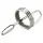 DeepRing - dilatatore con anello - metallo - 9 cm - argento