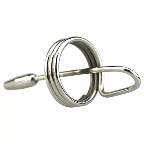 DeepRing - dilatatore con anello - metallo - 9 cm - argento
