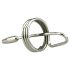 DeepRing - dilatatore ad anello in metallo - 9 cm (argento)