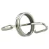 DeepRing - dilatatore con anello - metallo - 9 cm - argento