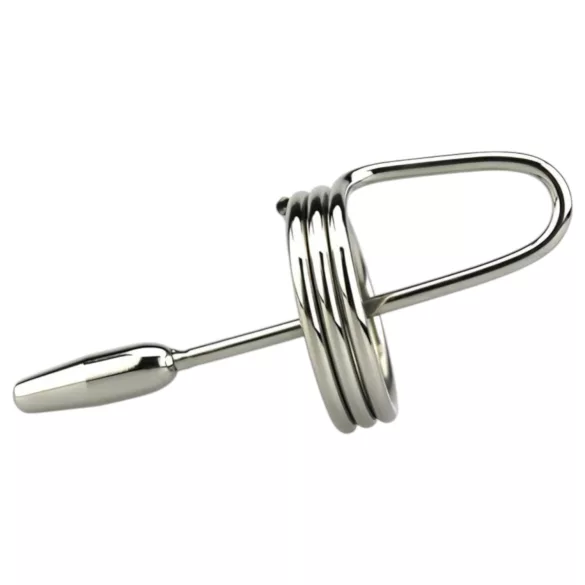 DeepRing - dilatatore con anello - metallo - 9 cm - argento