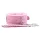Collare BDSM imbottito con guinzaglio (rosa)