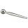 FukR - dilatatore di metallo a sfera - 8cm (argento)