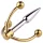 Urethralplay - dilatatore uretrale con ancora - metallo 4,5cm argento