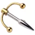 Urethralplay - dilatatore uretrale con ancora - metallo 4,5cm argento
