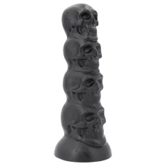 Topped Monster - dildo a forma di teschio - 22 cm (nero)