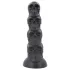 Topped Monster - dildo a forma di teschio - 22 cm (nero)