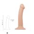 Strap-on-me M - Doppio Strato Dildo Realistico - Medio (naturale)