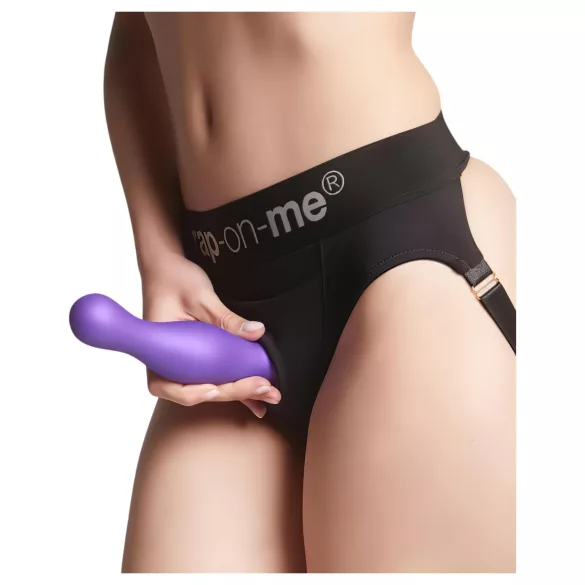 Strap-on-me Curvy S - dildo ondulato con ventosa (viola)