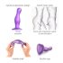 Strap-on-me Curvy M - Dildo ondulato con ventosa (viola)