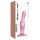 Strap-on-me Curvy M - dildo ondulato con ventosa (rosa)