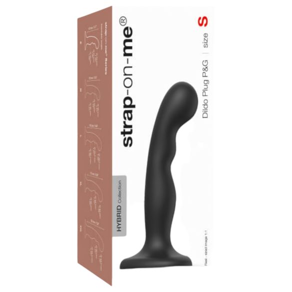 Strap-on-me - dildo curvo con ventosa - nero - taglia S