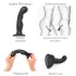 Strap-on-me - dildo curvo con ventosa - nero - taglia S