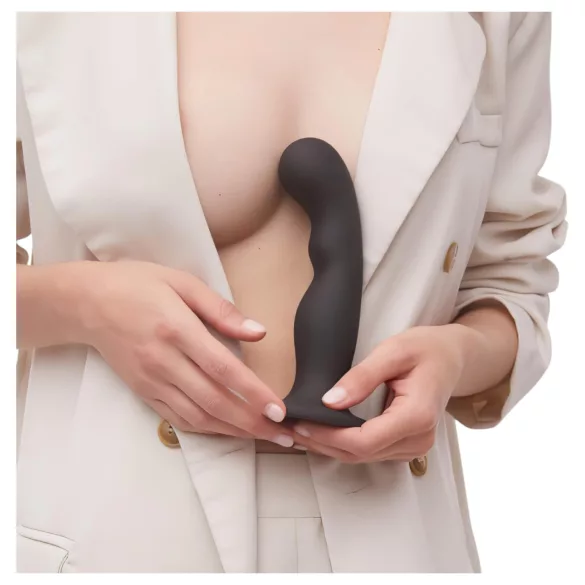 Strap-on-me - dildo curvo con ventosa - nero - taglia S