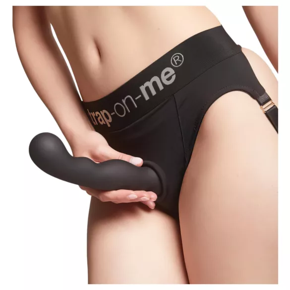 Strap-on-me - dildo curvo con ventosa - nero - taglia S