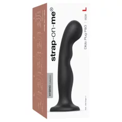 Strap-on-me P&G L - dildo curvo con ventosa - nero