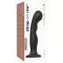Strap-on-me P&G L - dildo curvo con ventosa - nero