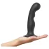 Strap-on-me P&G L - dildo curvo con ventosa - nero