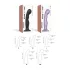 Strap-on-me P&G L - dildo curvo con ventosa - nero