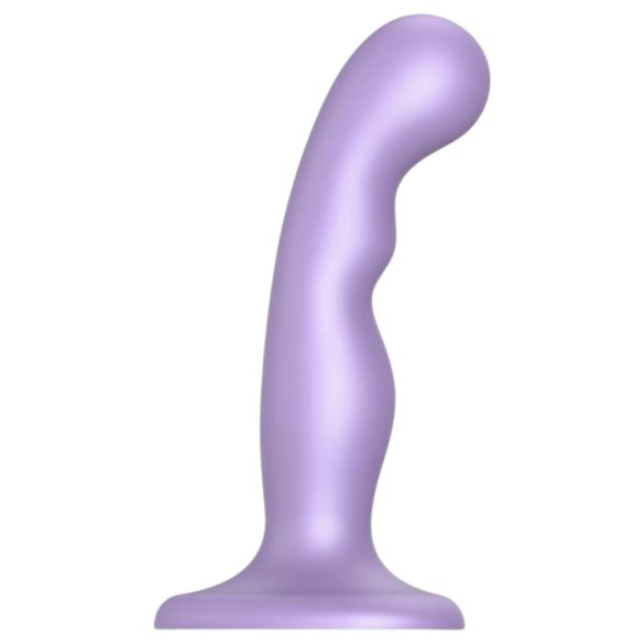 Strap-on-me P&G S - dildo curvo con ventosa - silicone viola