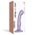 Strap-on-me P&G S - dildo curvo con ventosa - silicone viola
