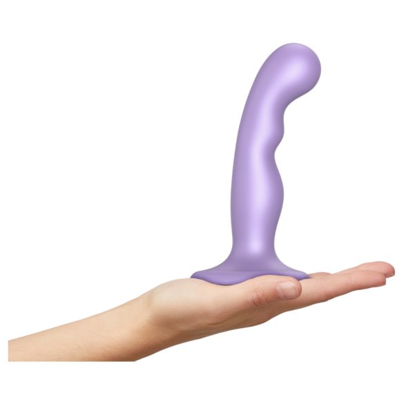 Strap-on-me P&G S - dildo curvo con ventosa - silicone viola