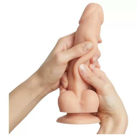 Strap-on-me - dildo doppio strato con ventosa - colore naturale - taglia M