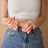 Strap-on-me - dildo doppio strato con ventosa - colore naturale - taglia M