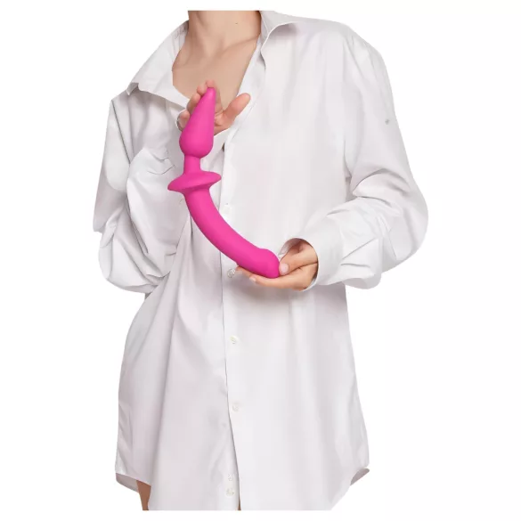 Strap-on-me Switch Semi-Realistic XXL - dildo 2 in 1 (rosa)