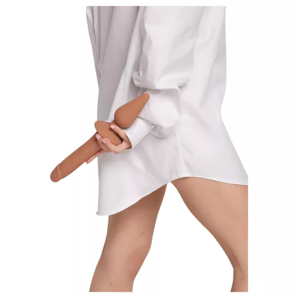 Strap-on-me Swith Realistico S - 2in1 dildo in silicone (naturale)