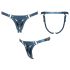 Strap-on-me - Slip per Dildo con Cinturino - Taglie XS-XXL (Blu)
