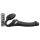 Strap-on-me - vibratore strap-on onde d’aria - M - silicone nero