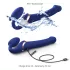 Strap-on-me S - dildo con cintura, vibratore a onde d’aria - (blu)
