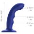 Strap-on-me M - vibratore pulsante G-spot impermeabile (blu)