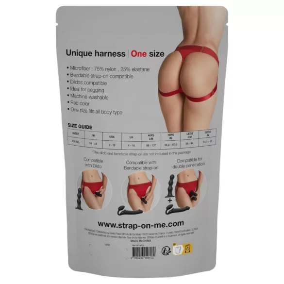 Strap-on-me - slip per dildo con cinturino - taglia XS-XXL - rosso