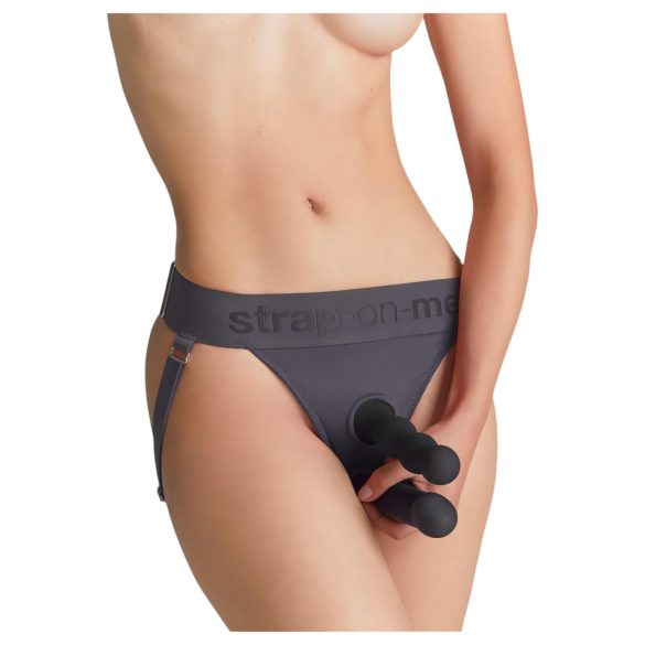 Strap-on-me - mutandina per dildo con cinturino - taglia XS-XXL - grigio