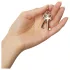 Love to Love - manette peluche morbide - nero