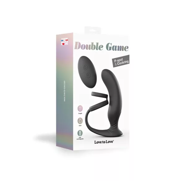 Love to Love - Vibratore Prostatico con Anello (Nero)