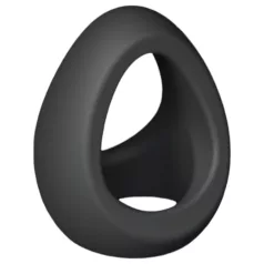 Love to Love Flux - anello fallico - silicone nero