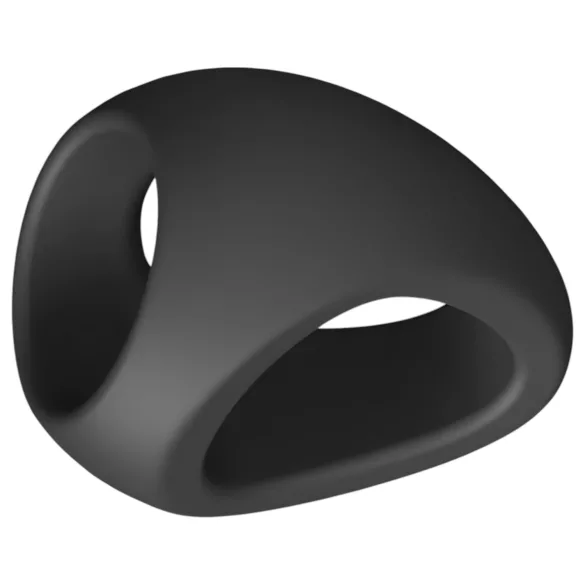 Love to Love Flux - anello fallico - silicone nero
