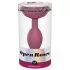 Love to Love Open Roses M - plug anale in silicone (rosso)
