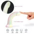 Dildolls Fantasia - dildo in silicone con ventosa (a righe)