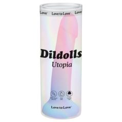 Dildolls Utopia - dildo in silicone con ventosa (colorato)